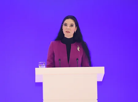 Mehriban Əliyeva Nizami Gəncəvi Beynəlxalq Mərkəzinin qızıl medalı ilə təltif edilib - YENİLƏNİB-2