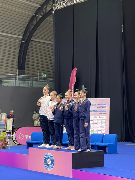 Azərbaycanın bədii gimnastları beynəlxalq turnirdə bürünc medal qazanıblar