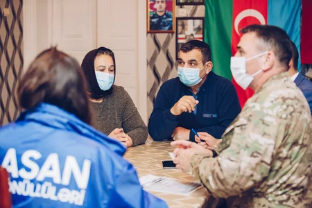 YAŞATın əməkdaşları şəhid ailələrinin üzvləri və qazilərlə görüşüb