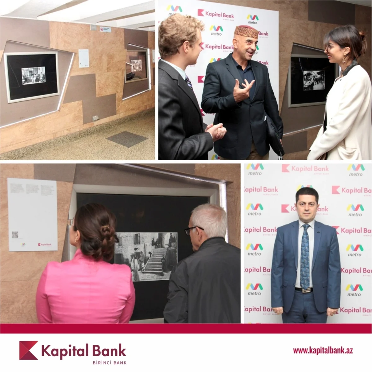 “Kapital Bank”ın dəstəyi ilə metroda fotosərgi təşkil edilib