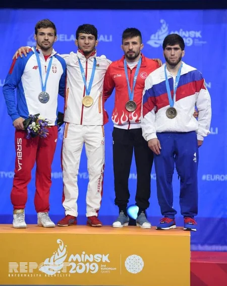 Minsk 2019: Mahir Amiraslanov claims Azerbaijans first wrestling gold