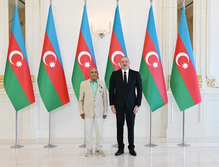 President Ilham Aliyev receives Azerbaijani athletes who won medals at Paris Summer Olympic Games and their coaches - UPDATED