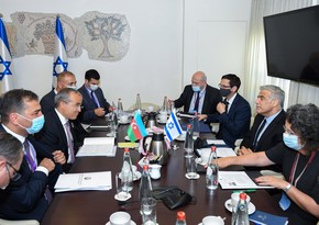 Mikayıl Cabbarov İsrailin xarici işlər naziri ilə görüşüb