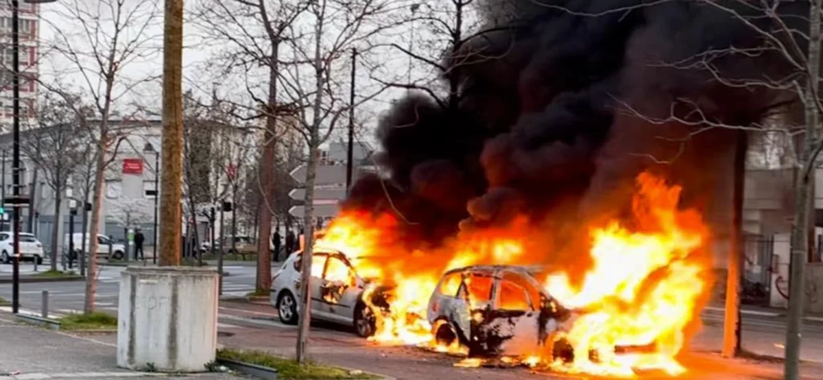 В пригороде Лиона вновь произошли беспорядки