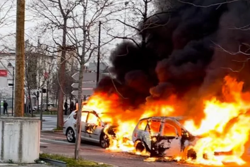 В пригороде Лиона вновь произошли беспорядки