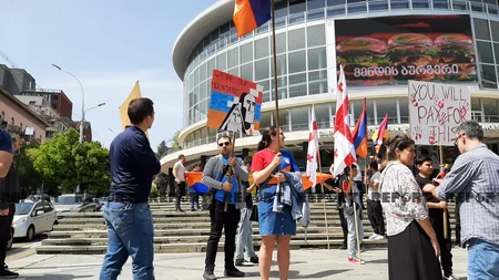 Tbilisidə ermənilərin keçirdiyi aksiya başa çatıb