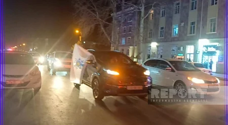 Naxçıvanda Prezident İlham Əliyevə dəstək yürüşü keçirilib