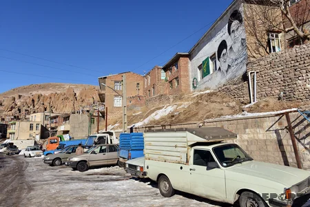 People living in rocky place