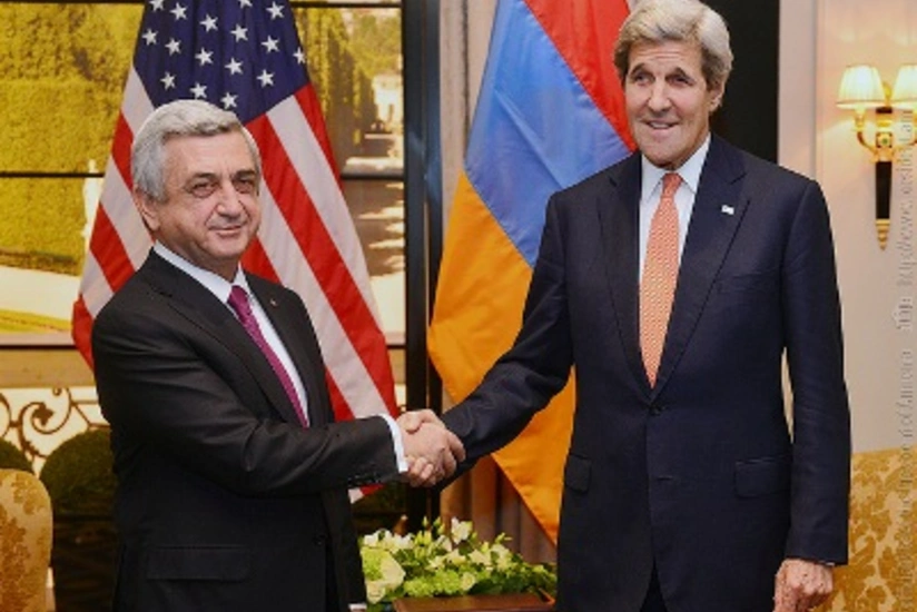 ​ABŞ-ın dövlət katibi Ermənistan prezidenti ilə görüşüb