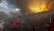 Türkiyədə fabrik yanır