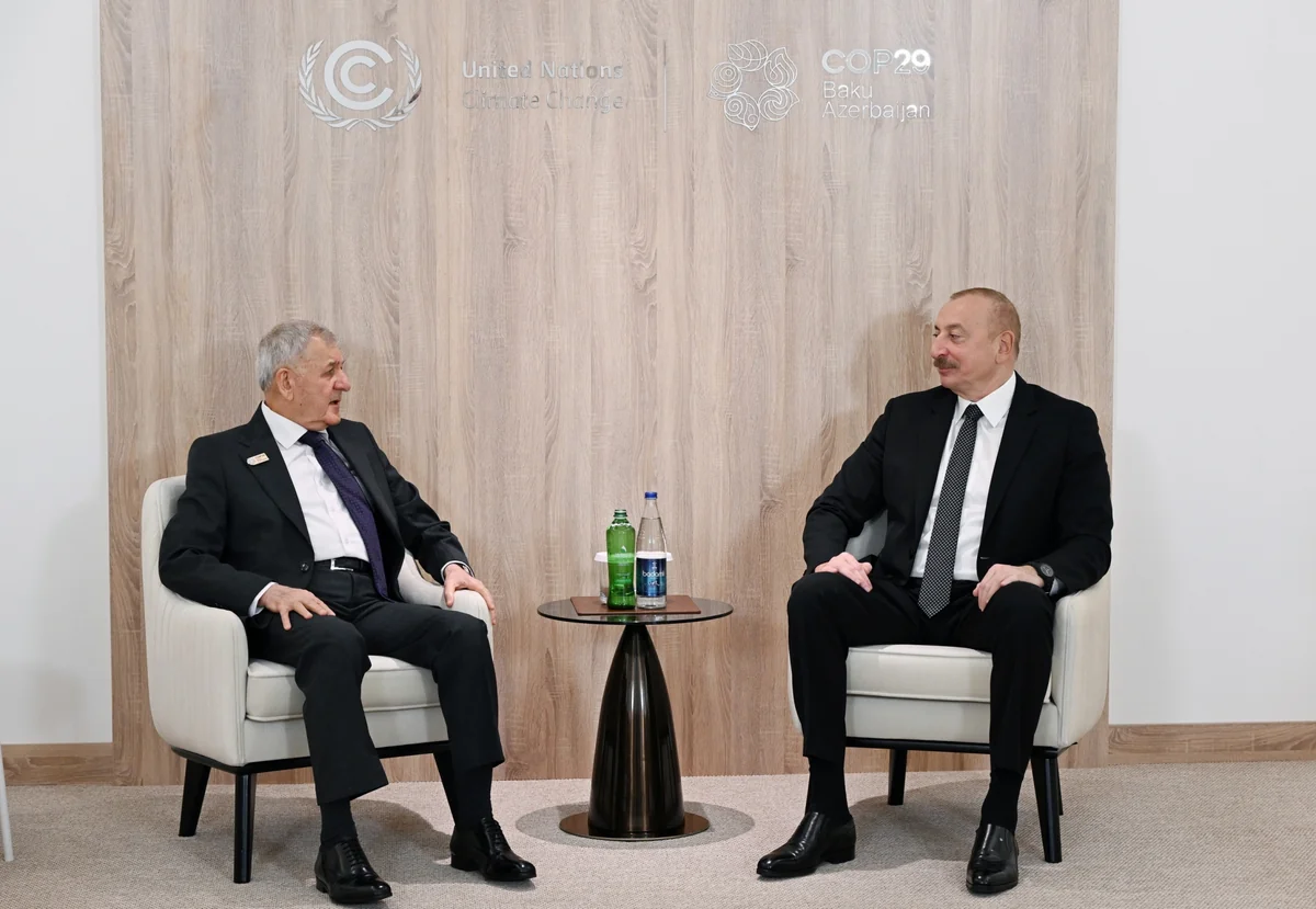 İlham Əliyev İraq Prezidenti ilə görüşüb - YENİLƏNİB