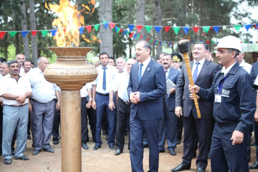 ​İmişli və Sabirabadın bir neçə kəndinə ilk dəfə qaz verilib