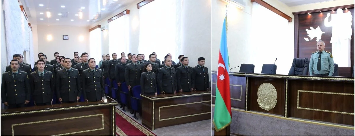 Penitensiar Xidmətin orta rəis heyətinə qulluğa qəbul edilən əməkdaşlar and içiblər