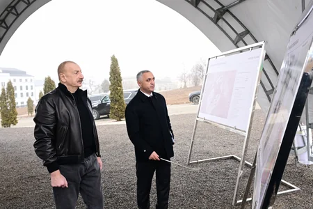 Groundbreaking ceremony held for Victory Park in Khankandi