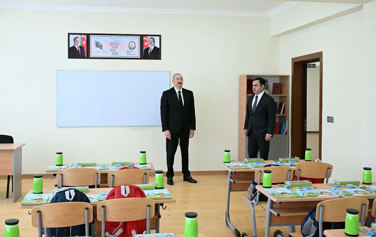 Prezident İlham Əliyev İsmayıllıda “Talıstan” liseyinin binasının açılışında iştirak edib - YENİLƏNİB