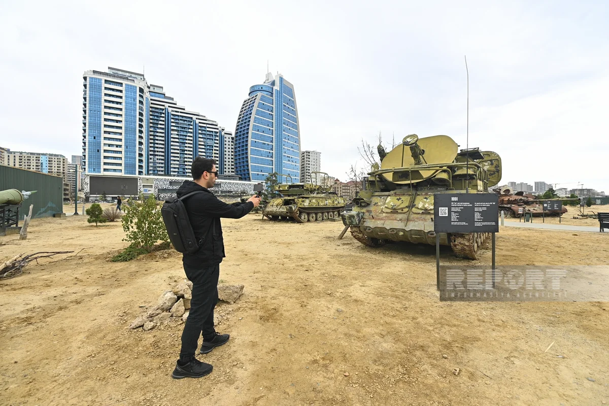 Turkish journalists visit Military Trophy Park
