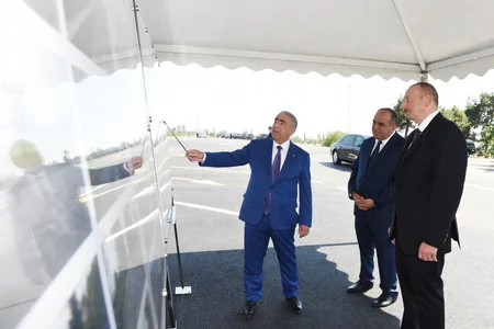 Qax-Qorağan-Zaqatala avtomobil yolunun Qax-Qorağan hissəsinin açılışı olub