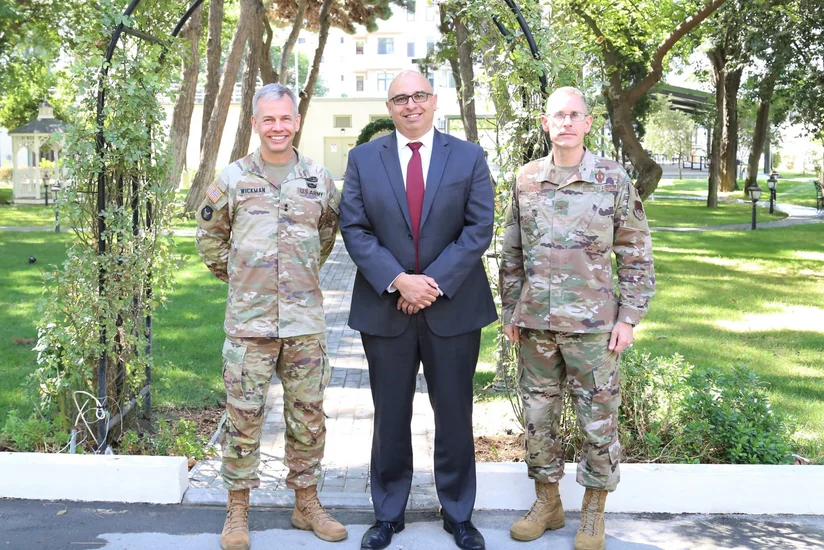 US Army Europe-Africa’s Deputy Commanding General-Army National Guard on a visit to Azerbaijan