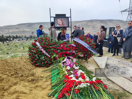 Xalq artisti İranə Tağızadə dəfn olunub - YENİLƏNİB