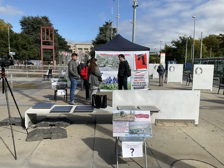 Azerbaijanis hold exhibition-picket in front of UN office in Geneva