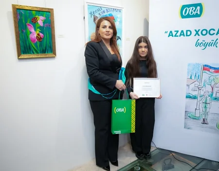 “OBA” “Azad Xocalı: kiçik əllərdən böyük rəsmlər” adlı sərgi keçirib – FOTO/VİDEO