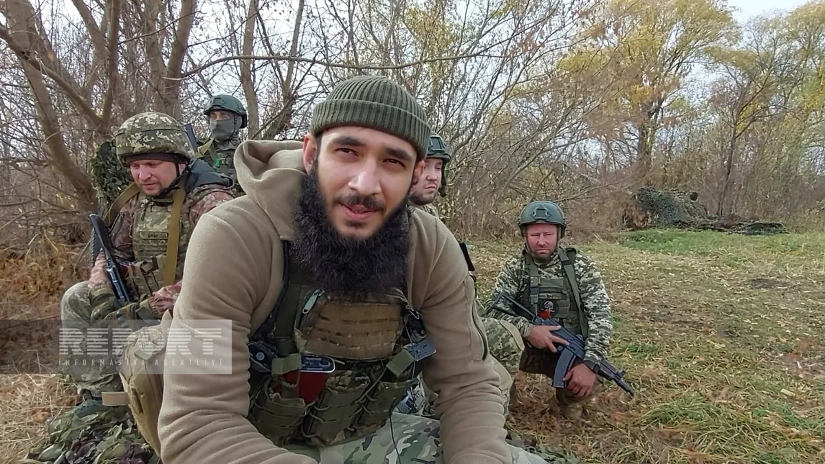 Ukrayna prezidenti briqadasının azərbaycanlı komandiri: Cinahlardan keçməyə çalışan düşməni geri oturtduq - REPORTAJ