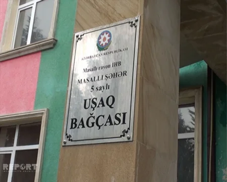 Masallıda uşaq bağçasından oğurluq edilib - FOTO