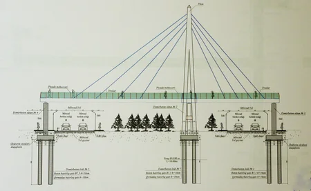 Bakının Moskva prospektində yeni asma piyada keçidi inşa edilir