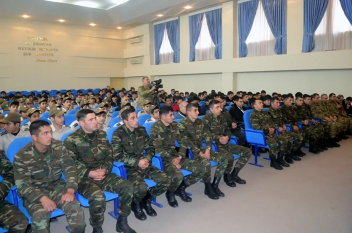 Bərdə şəhərində hərbi vətənpərvərlik tədbiri keçirilib