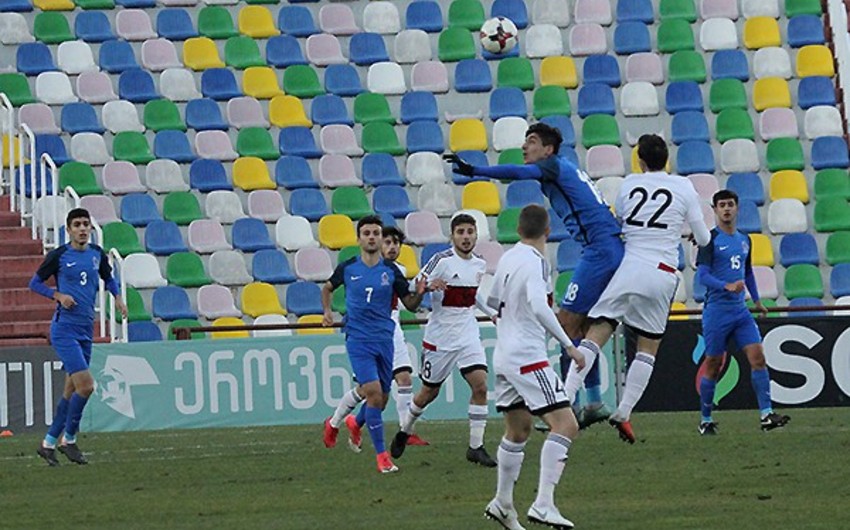 Azərbaycanın futbol üzrə U-19 yığması Gürcüstanı məğlub edib