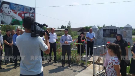 В Кюрдамире сдан в пользование родник памяти шехида