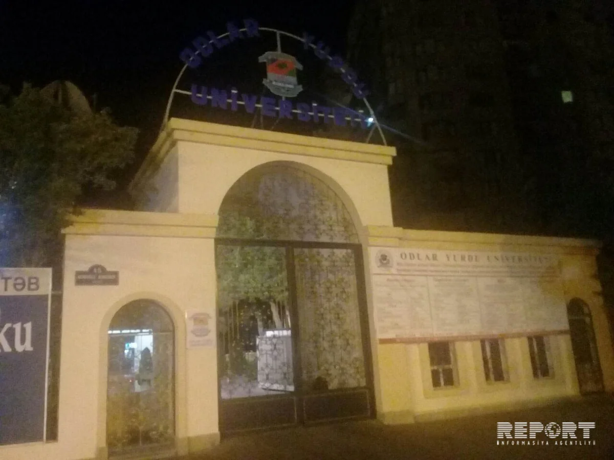 Odlar Yurdu Universitetində tikinti işləri zamanı fəhlə ölüb - FOTO