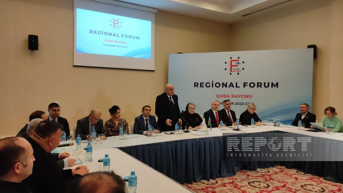 Milli QHT Forumu Qubada regional forum keçirib