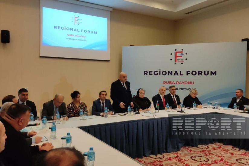 Milli QHT Forumu Qubada regional forum keçirib