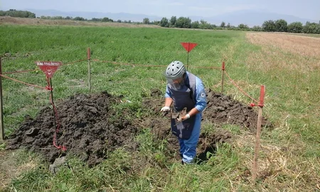 ​ANAMA: 15 ədəd piyada əleyhinə mina, 3 ədəd piyada əleyhinə mina zərərsizləşdirilib - FOTO