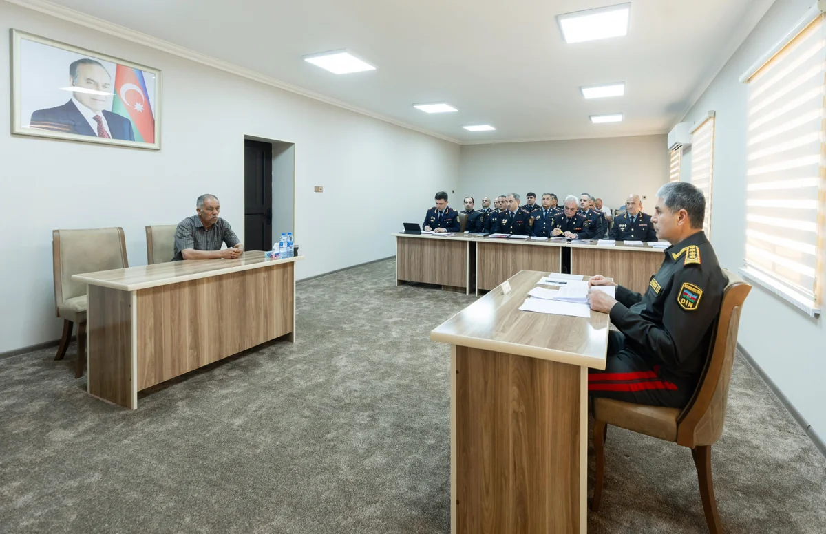 Vilayət Eyvazov Bərdədə vətəndaş qəbulu və sıra baxışı keçirib