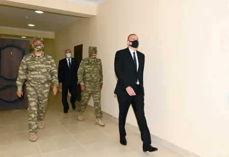 Prezident İlham Əliyev N saylı hərbi hissənin açılışında iştirak edib - YENİLƏNİB