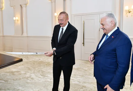 Prezident İlham Əliyev Binəli Yıldırımı qəbul edib - YENİLƏNİB