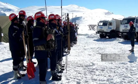 Naxçıvanda xilasedicilər üçün təlim keçirilib