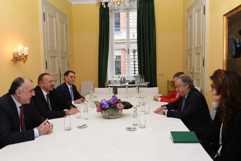 President Ilham Aliyev met with UN Secretary-General Antonio Guterres in Munich