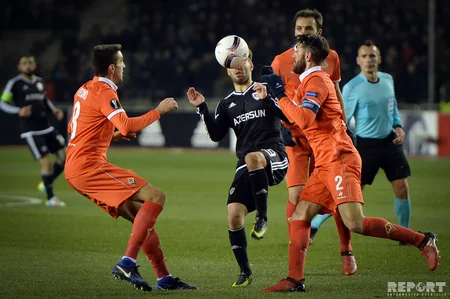 Qarabagın Fiorentina ilə başabaş mübarizəsi - FOTOREPORTAJ