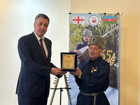 Marneulidə aşıq və sazbənd Bəfalı Adıgözəlovun 65 illik yubileyi qeyd olunub