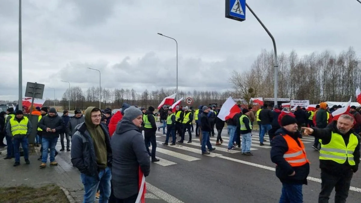 Фермеры Польши заблокировали КПП на границе с Украиной