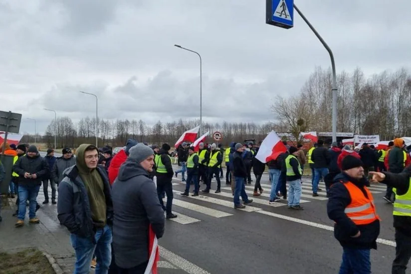 Фермеры Польши заблокировали КПП на границе с Украиной