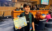 Azərbaycanlı məktəbli BMT Oyunlarında medal qazanıb