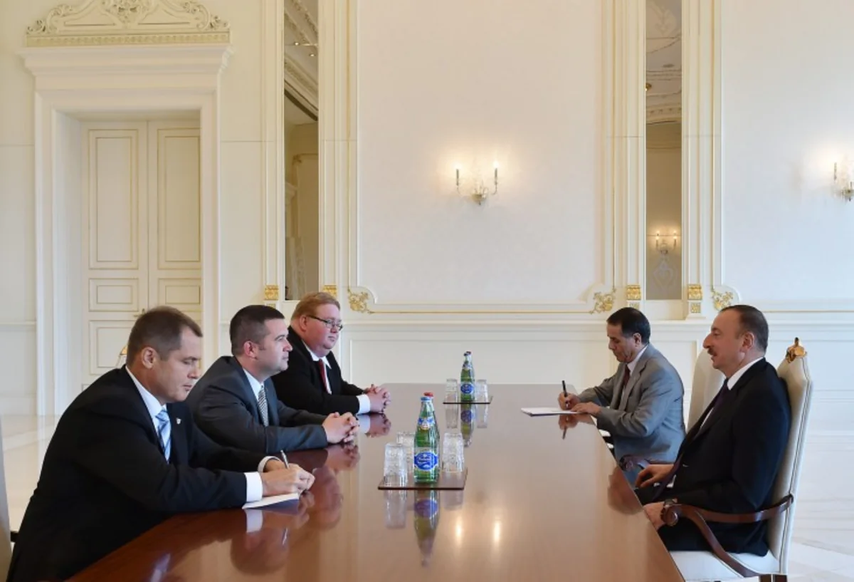 Президент Азербайджана принял председателя Палаты депутатов парламента Чехии