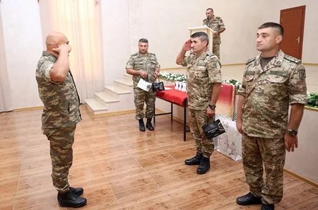 Проведено мероприятие по случаю годовщины создания воинской части