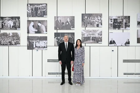 İlham Əliyev və Mehriban Əliyeva Ağdam Muğam Mərkəzinin açılışında iştirak ediblər - YENİLƏNİB-3
