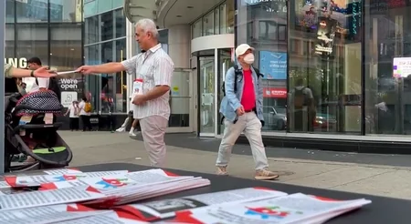 Azərbaycan icması Torontoda Ermənistanın təxribatlarına qarşı aksiya keçirib