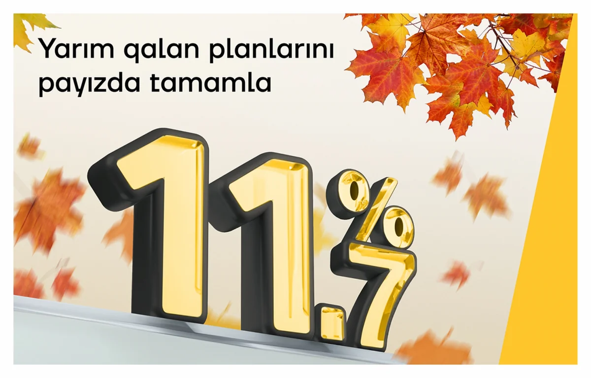 “Yelo Bank”ın payız təklifini qaçırma